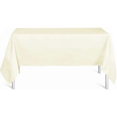 Nappe Rectangulaire Ivoire Today - Type de Table - Publicité Nappe Rectangulaire Ivoire Today - Type de Table - Publicité