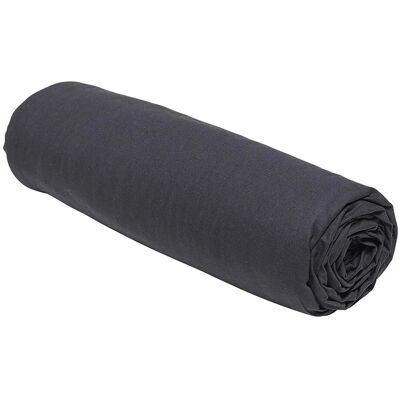 Drap housse Today Essential Fusain Noir - 160x200cm - Publicité Drap housse Today Essential Fusain Noir - 160x200cm - Publicité