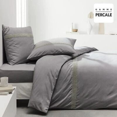 Linge de lit en percale de coton Today Prestige - Blanc - 240x260cm - Publicité Linge de lit en percale de coton Today Prestige - Blanc - 240x260cm - Publicité