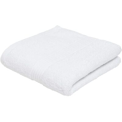 MEVAK LIVING Witte katoenen handdoek - Badhanddoek MEVAK LIVING Witte katoenen handdoek - Badhanddoek