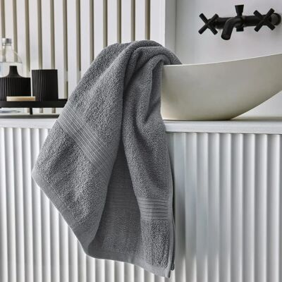 TODAY Essential Steel - Toalla de baño de algodón 70x130cm - Toalla TODAY Essential Steel - Toalla de baño de algodón 70x130cm - Toalla