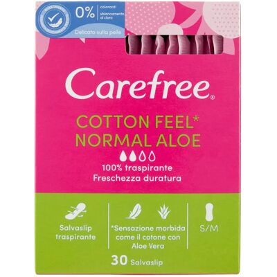 Serviettes Hygiéniques Carefree Aloe de Johnson & Johnson - Respirantes & Testées Dermatologiquement Serviettes Hygiéniques Carefree Aloe de Johnson & Johnson - Respirantes & Testées Dermatologiquement