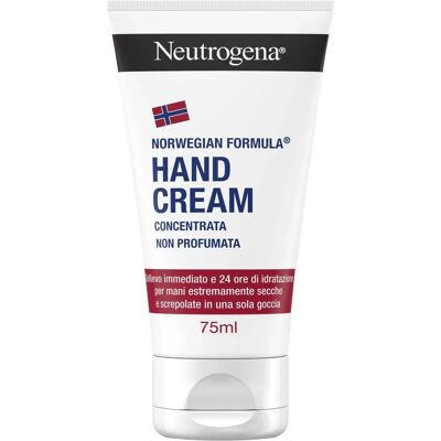 Crema Mani Senza Profumo - Formula Norvegese, Idratazione Intensa - 75ml Crema Mani Senza Profumo - Formula Norvegese, Idratazione Intensa - 75ml