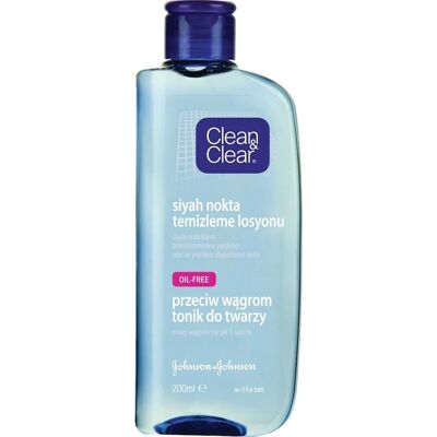 Clean & Clear Blackhead Clearing Face Toner - Blackhead Clearing - 200ml Clean & Clear Blackhead Clearing Face Toner - Blackhead Clearing - 200ml