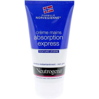 Neutrogena Hand Cream - 75ml - Fast Absorbing - Norwegian Formula Neutrogena Hand Cream - 75ml - Fast Absorbing - Norwegian Formula