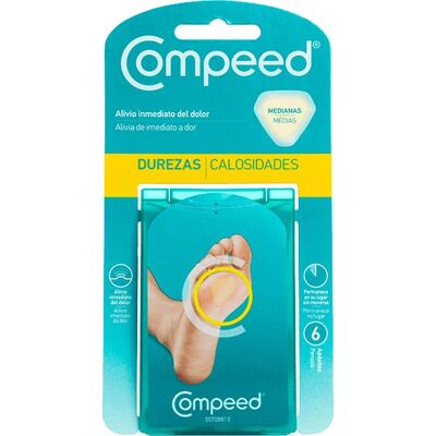 Compeed Media Dureza Hidrocoloid Parche - Cuidado de Pies Compeed Media Dureza Hidrocoloid Parche - Cuidado de Pies