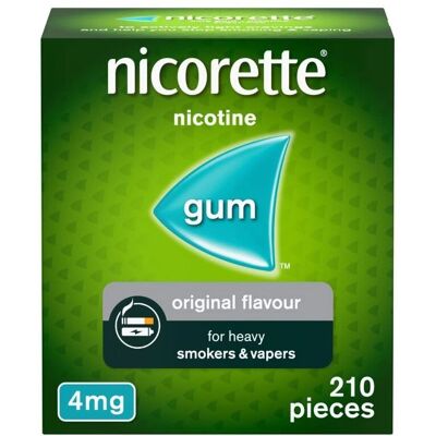Nicorette Nicotine Gum 4mg - Quit Smoking Aid Nicorette Nicotine Gum 4mg - Quit Smoking Aid