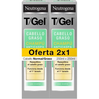 Neutrogena T-Gel Anti-Schuppen Shampoo - 250ml - Für normales bis fettiges Haar Neutrogena T-Gel Anti-Schuppen Shampoo - 250ml - Für normales bis fettiges Haar