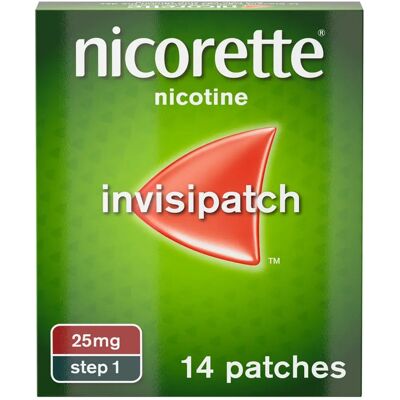 Nicorette Nicotine Patch - 25mg Step 1 - 14 Patches Nicorette Nicotine Patch - 25mg Step 1 - 14 Patches