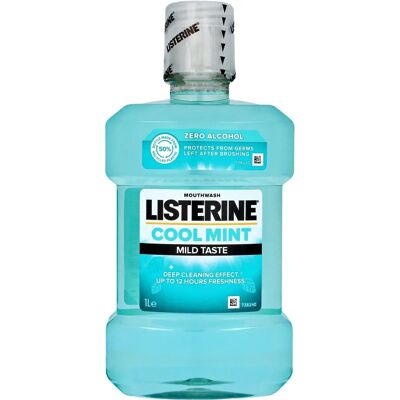 Listerine Hűsítő Menta Gyengéd Íz Szájvíz - Uniszex - 1000 ml Listerine Hűsítő Menta Gyengéd Íz Szájvíz - Uniszex - 1000 ml