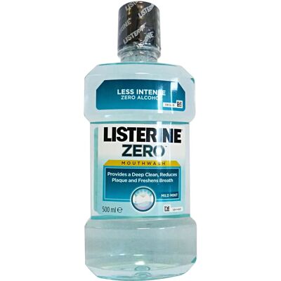 Listerine Cool Mint Mild Taste Szájvíz - Alkoholmentes - Friss lehellet és szájápolás Listerine Cool Mint Mild Taste Szájvíz - Alkoholmentes - Friss lehellet és szájápolás