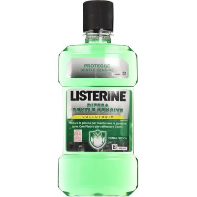 Collutorio Listerine - Menta fresca - Confezione da 2x500ml Collutorio Listerine - Menta fresca - Confezione da 2x500ml