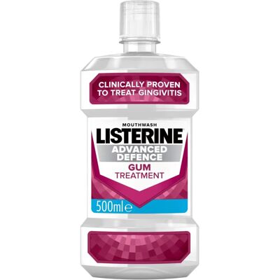 Listerine Advanced Defence Gum Treatment Mouthwash Crisp Mint - 500ml Listerine Advanced Defence Gum Treatment Mouthwash Crisp Mint - 500ml