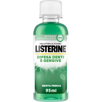 Listerine Collutorio Menta Fresca - Difesa Denti e Gengive - 95ml Listerine Collutorio Menta Fresca - Difesa Denti e Gengive - 95ml