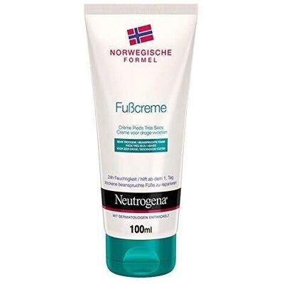 Neutrogena Norwegian Formula Foot Cream - Moisturizing Foot Care for Dry Feet - 24h Hydration - 2 x100ml Neutrogena Norwegian Formula Foot Cream - Moisturizing Foot Care for Dry Feet - 24h Hydration - 2 x100ml