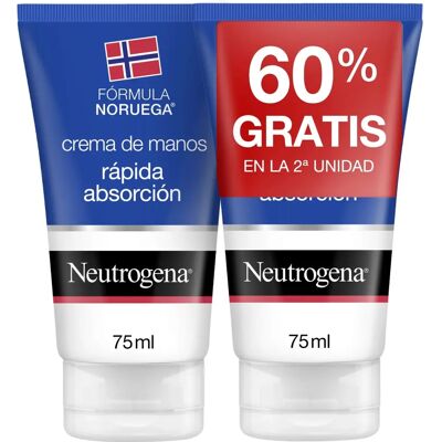 Neutrogena Handcreme - Sofortige Aufnahme - 2 x 75ml Neutrogena Handcreme - Sofortige Aufnahme - 2 x 75ml