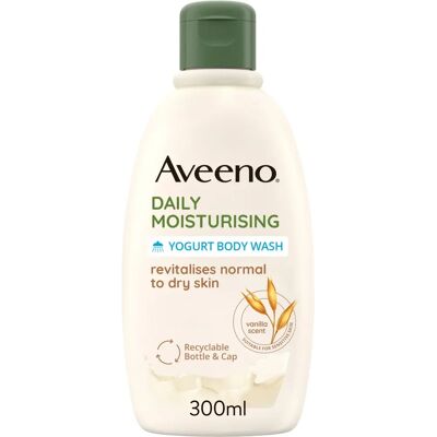 Aveeno Probiotic Greek Yogurt Body Wash - 300ml Vanilla & Oat Scent - Body Wash Aveeno Probiotic Greek Yogurt Body Wash - 300ml Vanilla & Oat Scent - Body Wash