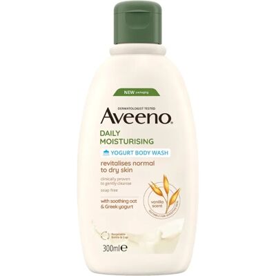 Aveeno - Daily Yogurt - Apricot & Honey - Prebiotic Oat - Body Wash - Publicité Aveeno - Daily Yogurt - Apricot & Honey - Prebiotic Oat - Body Wash - Publicité