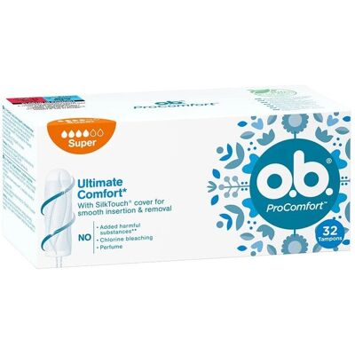 o.b. Pro Comfort Super Tampons - Damenhygiene o.b. Pro Comfort Super Tampons - Damenhygiene