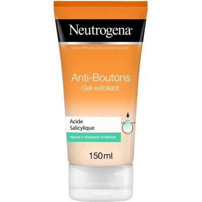 Gel Exfoliant Anti-Boutons Visibly Clear Neutrogena - 150ml - Publicité Gel Exfoliant Anti-Boutons Visibly Clear Neutrogena - 150ml - Publicité