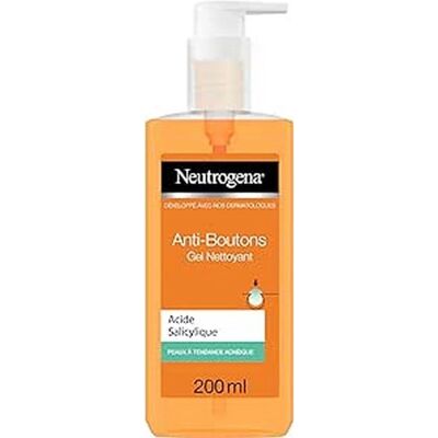 Neutrogena Gel Nettoyant Anti-Acné - Nettoyant visage - Publicité Neutrogena Gel Nettoyant Anti-Acné - Nettoyant visage - Publicité