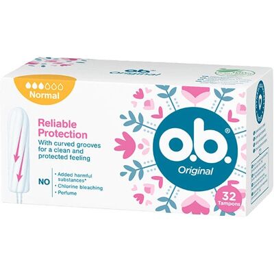 o.b. Original Normal Tampons - Tampons - Publicité o.b. Original Normal Tampons - Tampons - Publicité