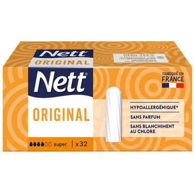 Nett - Eredeti Higiéniai Nélkül Applikátortartó Tampon - Tampon Nett - Eredeti Higiéniai Nélkül Applikátortartó Tampon - Tampon