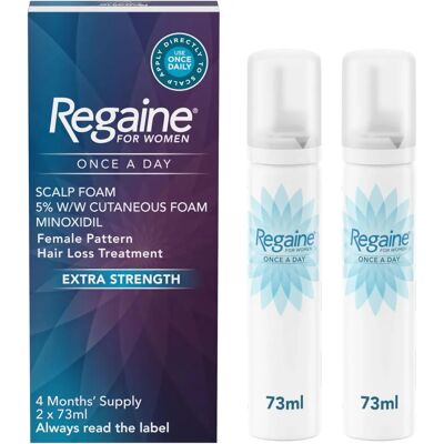 Regaine Women Hair Regrowth Foam - 73ml x 2 - Hair Regrowth Foam Regaine Women Hair Regrowth Foam - 73ml x 2 - Hair Regrowth Foam