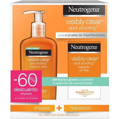 Neutrogena Klar Akne Reinigungsset - 2 Stück - Vorbeugt Pickel Neutrogena Klar Akne Reinigungsset - 2 Stück - Vorbeugt Pickel