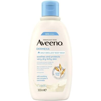 Aveeno Dermexa Daglig Emollient Kroppsvask - 300ml Aveeno Dermexa Daglig Emollient Kroppsvask - 300ml