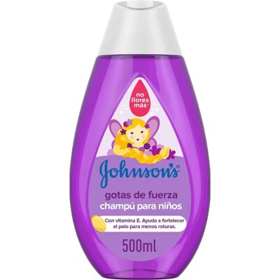 Johnson's Gotas de Fuerza Kinder Shampoo - Stärktes Haar, Ohne Tränen Johnson's Gotas de Fuerza Kinder Shampoo - Stärktes Haar, Ohne Tränen