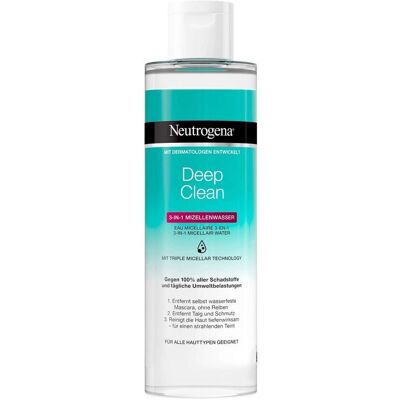 Neutrogena Deep Clean Mizellenwasser - 3-in-1, 400ml Neutrogena Deep Clean Mizellenwasser - 3-in-1, 400ml