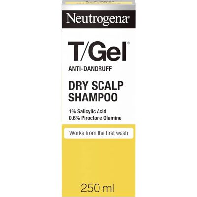 Neutrogena T-Gel Dry Hair Anti-Dandruff Shampoo - 250ml - Hair Care Neutrogena T-Gel Dry Hair Anti-Dandruff Shampoo - 250ml - Hair Care