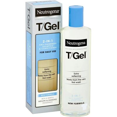 Neutrogena T/Gel 2-en-1 Shampooing Antipelliculaire et Après-shampoing (250 ml) - Publicité Neutrogena T/Gel 2-en-1 Shampooing Antipelliculaire et Après-shampoing (250 ml) - Publicité