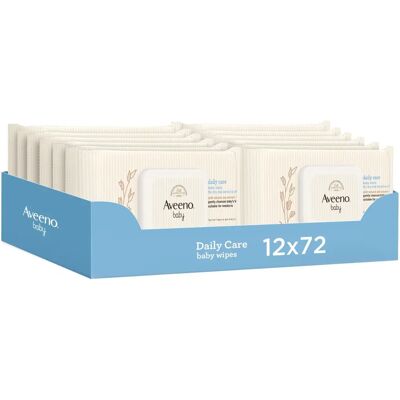 Aveeno Baby Kollodialis Zab Törlőlapok - 12x72 Aveeno Baby Kollodialis Zab Törlőlapok - 12x72