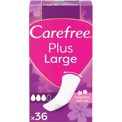 Johnson & Johnson Carefree Salvaslip Plus Large - Produit d'hygiène féminine - Publicité Johnson & Johnson Carefree Salvaslip Plus Large - Produit d'hygiène féminine - Publicité