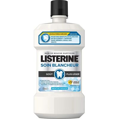 LISTERINE Soin Blancheur Bain de Bouche - Bain de bouche - Publicité LISTERINE Soin Blancheur Bain de Bouche - Bain de bouche - Publicité