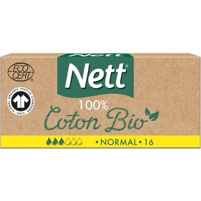 Nett bio pamut tamponok - 16 db Nett bio pamut tamponok - 16 db
