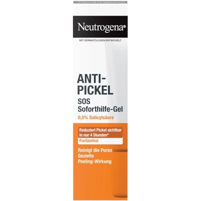 Neutrogena SOS Gel Proti Akně - Nespálená Pokožka - 15ml Neutrogena SOS Gel Proti Akně - Nespálená Pokožka - 15ml