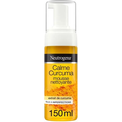 Neutrogena Mousse Nettoyante Calme Curcuma - Mousse Nettoyante - Publicité Neutrogena Mousse Nettoyante Calme Curcuma - Mousse Nettoyante - Publicité