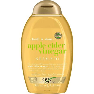 OGX Kirkastava & Kiiltävä Omenaviinietikka Shampoo 385 ml OGX Kirkastava & Kiiltävä Omenaviinietikka Shampoo 385 ml