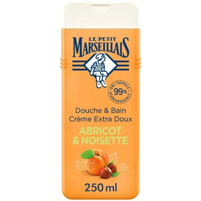 Le Petit Marseillais - Abricot & Noisette - 650 ml - Abricot Noisette - Crème douche - Publicité Le Petit Marseillais - Abricot & Noisette - 650 ml - Abricot Noisette - Crème douche - Publicité
