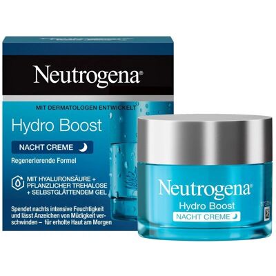 Neutrogena Hydro Boost Nachtcrème - Hydraterend voor alle Huidtypes Neutrogena Hydro Boost Nachtcrème - Hydraterend voor alle Huidtypes