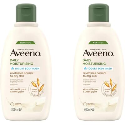 Aveeno - Daily Moisturising Yogurt - Twin Pack - Body wash Aveeno - Daily Moisturising Yogurt - Twin Pack - Body wash