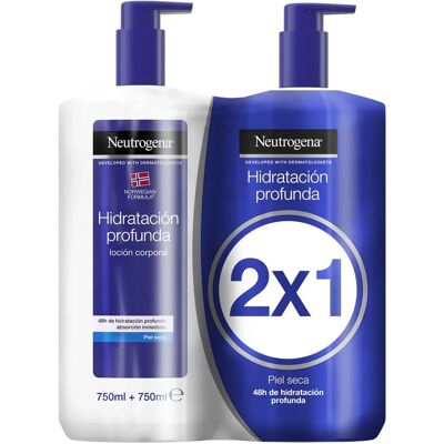Lotion Corporelle Hydratante Profonde Neutrogena - Peau Sèche - Publicité Lotion Corporelle Hydratante Profonde Neutrogena - Peau Sèche - Publicité