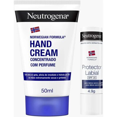 Crème pour les Mains Neutrogena Glycérine SPF 20 - Coffret de Soins pour Mains Crème pour les Mains Neutrogena Glycérine SPF 20 - Coffret de Soins pour Mains