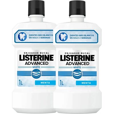 Listerine Advanced White Mundspülung - Aufhellung, Alkoholfrei, Fluorid Listerine Advanced White Mundspülung - Aufhellung, Alkoholfrei, Fluorid