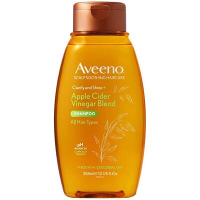 Aveeno Clarify & Shine+ Apple Cider Vinegar Shampoo - For all hair types Aveeno Clarify & Shine+ Apple Cider Vinegar Shampoo - For all hair types