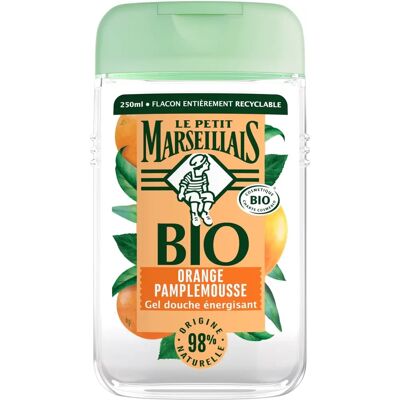Gel Douche Bio Orange Pamplemousse 250 ml - Le Petit Marseillais - Publicité Gel Douche Bio Orange Pamplemousse 250 ml - Le Petit Marseillais - Publicité