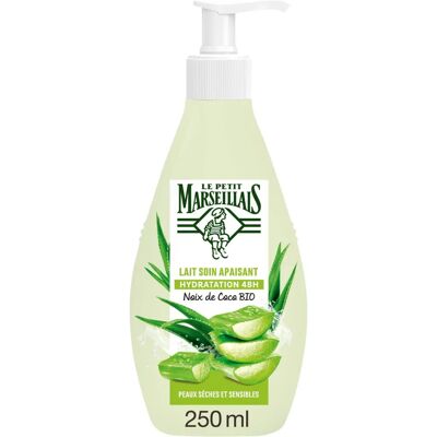 Le Petit Marseillais Lait Corps Aloe Vera - Calm 48H - 250ml - Publicité Le Petit Marseillais Lait Corps Aloe Vera - Calm 48H - 250ml - Publicité